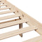 vidaXL Bed Frame without Mattress 140x190 cm Solid Wood Pine