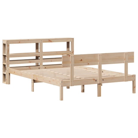 vidaXL Bed Frame without Mattress 120x200 cm Solid Wood Pine