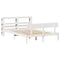 vidaXL Bed Frame without Mattress White 160x200 cm Solid Wood Pine