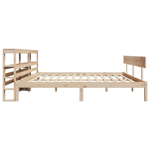 vidaXL Bed Frame without Mattress 180x200 cm Super King Solid Wood Pine