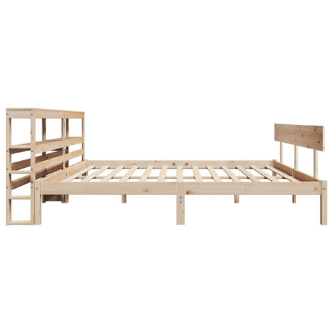 vidaXL Bed Frame without Mattress 200x200 cm Solid Wood Pine
