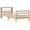 vidaXL Bed Frame without Mattress 90x190 cm Single Solid Wood Pine