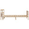 vidaXL Bed Frame without Mattress 90x190 cm Single Solid Wood Pine