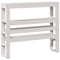 vidaXL Bed Frame without Mattress White 90x190 cm Single Solid Wood Pine