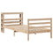 vidaXL Bed Frame without Mattress 100x200 cm Solid Wood Pine