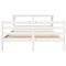 vidaXL Bed Frame without Mattress White 120x200 cm Solid Wood Pine