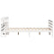 vidaXL Bed Frame without Mattress White 120x200 cm Solid Wood Pine