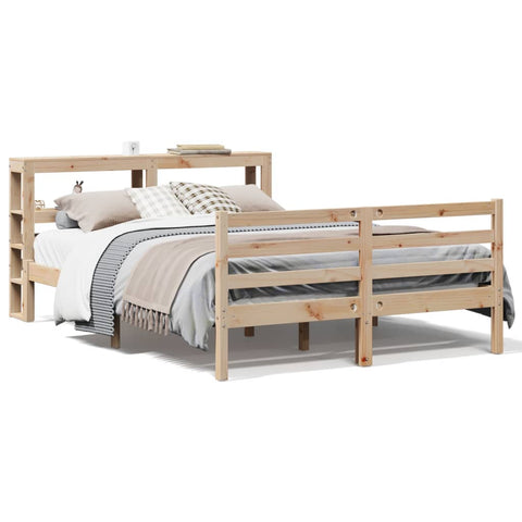 vidaXL Bed Frame without Mattress 160x200 cm Solid Wood Pine