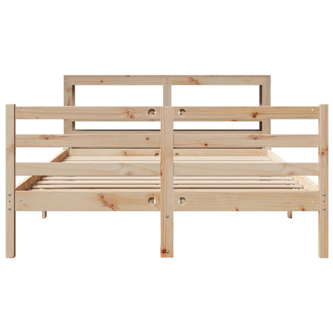 vidaXL Bed Frame without Mattress 160x200 cm Solid Wood Pine