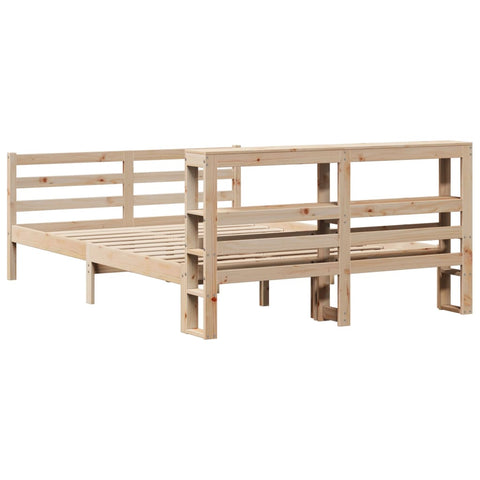 vidaXL Bed Frame without Mattress 160x200 cm Solid Wood Pine