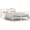 vidaXL Bed Frame without Mattress White 160x200 cm Solid Wood Pine