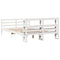 vidaXL Bed Frame without Mattress White 160x200 cm Solid Wood Pine