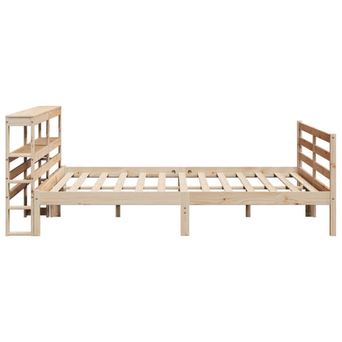 vidaXL Bed Frame without Mattress 180x200 cm Super King Solid Wood Pine