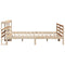 vidaXL Bed Frame without Mattress 180x200 cm Super King Solid Wood Pine