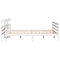 vidaXL Bed Frame without Mattress White 180x200 cm Super King Solid Wood Pine