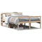 vidaXL Senior Bed with Headboard without Mattress 140x190 cm