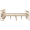 vidaXL Senior Bed with Headboard without Mattress 140x190 cm