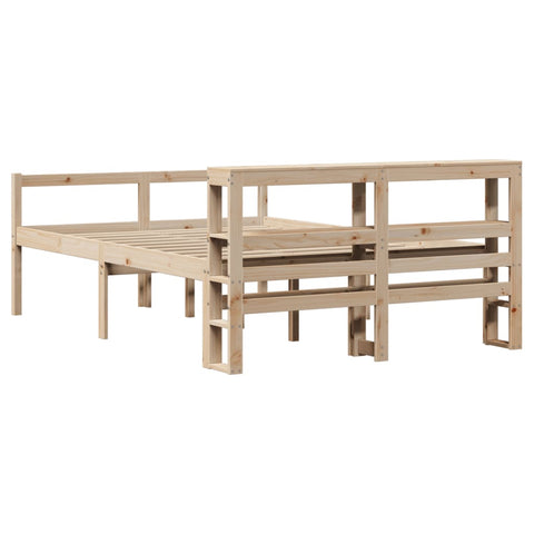 vidaXL Senior Bed with Headboard without Mattress 140x190 cm