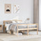 vidaXL Senior Bed with Headboard without Mattress 140x190 cm