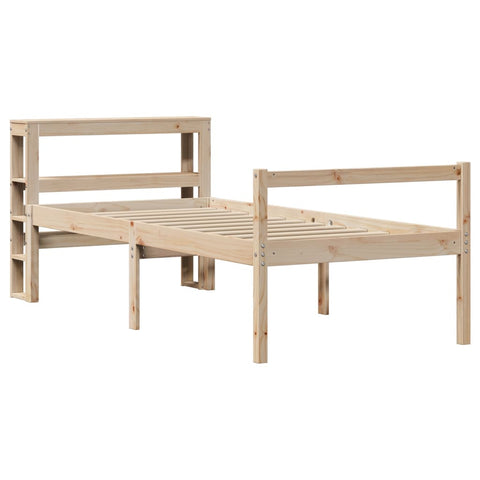 vidaXL Senior Bed with Headboard without Mattress 100x200 cm