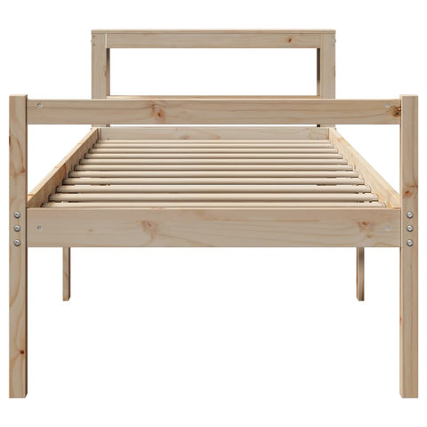vidaXL Senior Bed with Headboard without Mattress 100x200 cm