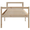 vidaXL Senior Bed with Headboard without Mattress 100x200 cm