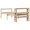 vidaXL Senior Bed with Headboard without Mattress 100x200 cm