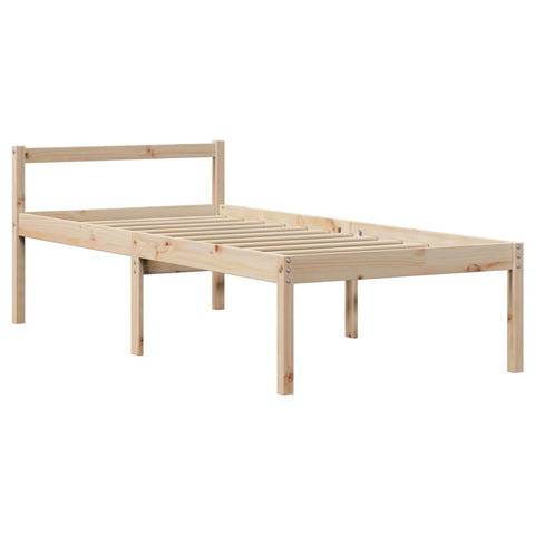 vidaXL Senior Bed with Headboard without Mattress 100x200 cm