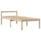 vidaXL Senior Bed with Headboard without Mattress 100x200 cm