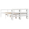 vidaXL Senior Bed with Headboard without Mattress White 150x200 cm King Size