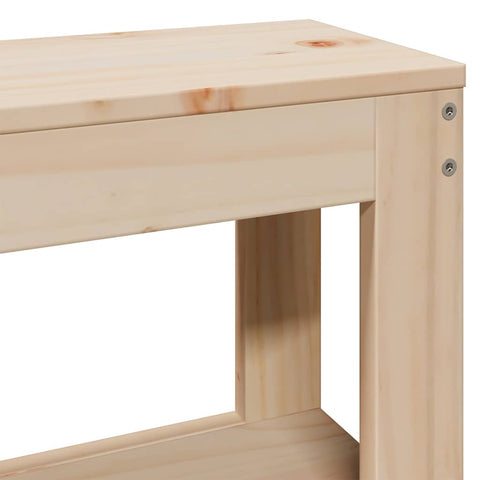 vidaXL Bed Frame without Mattress 90x190 cm Single Solid Wood Pine