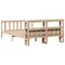 vidaXL Bed Frame without Mattress 120x190 cm Small Double Solid Wood Pine