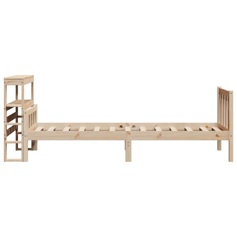vidaXL Bed Frame without Mattress 100x200 cm Solid Wood Pine