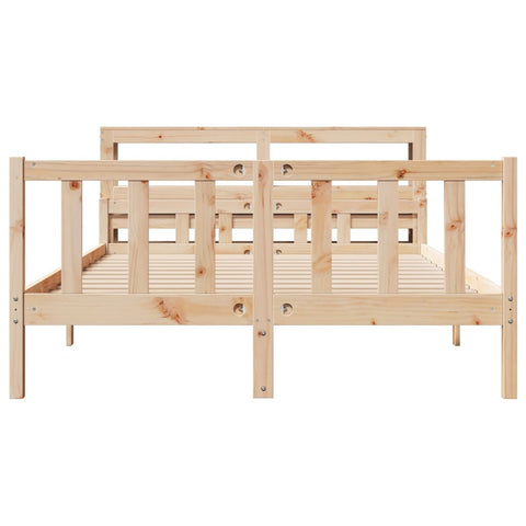 vidaXL Bed Frame without Mattress 160x200 cm Solid Wood Pine