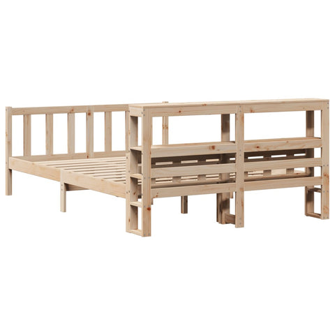vidaXL Bed Frame without Mattress 160x200 cm Solid Wood Pine
