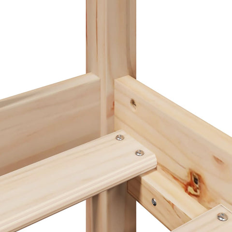 vidaXL Bed Frame without Mattress 160x200 cm Solid Wood Pine