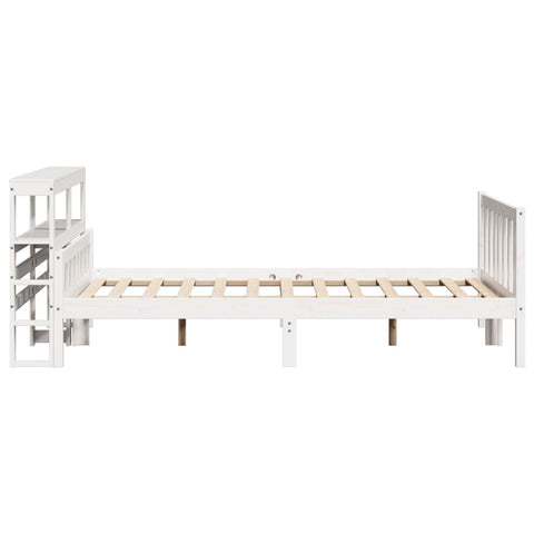 vidaXL Bed Frame without Mattress White 160x200 cm Solid Wood Pine