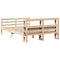 vidaXL Bed Frame with Headboard without Mattress 140x190 cm