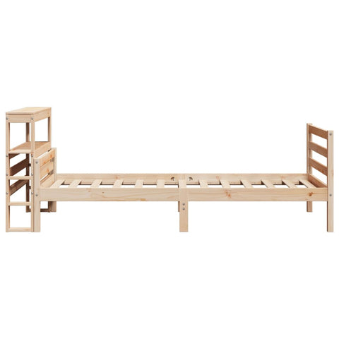 vidaXL Bed Frame with Headboard without Mattress 90x200 cm