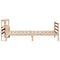 vidaXL Bed Frame with Headboard without Mattress 90x200 cm