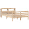vidaXL Bed Frame with Headboard without Mattress 140x200 cm