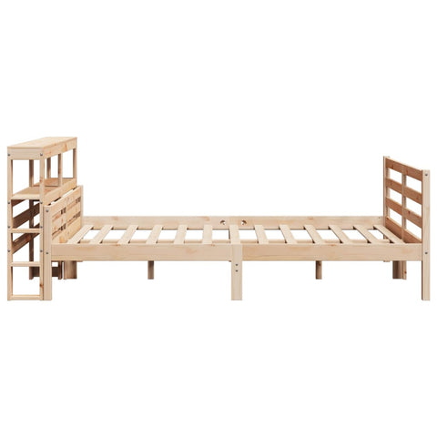 vidaXL Bed Frame with Headboard without Mattress 140x200 cm