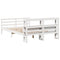 vidaXL Bed Frame with Headboard without Mattress 160x200 cm