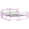 vidaXL Bed Frame with Headboard without Mattress White 180x200 cm Super King