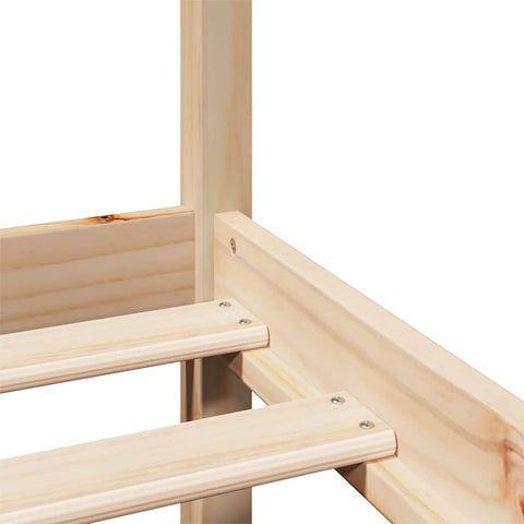 vidaXL Bed Frame with Headboard without Mattress 75x190 cm Small Single