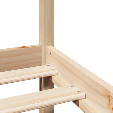 vidaXL Bed Frame with Headboard without Mattress 90x190 cm Single