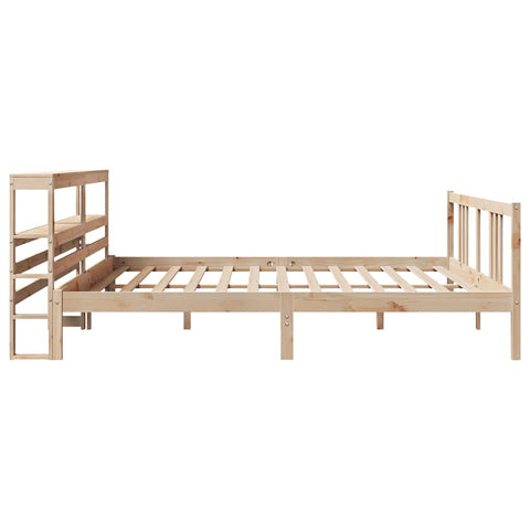 vidaXL Bed Frame with Headboard without Mattress 180x200 cm Super King