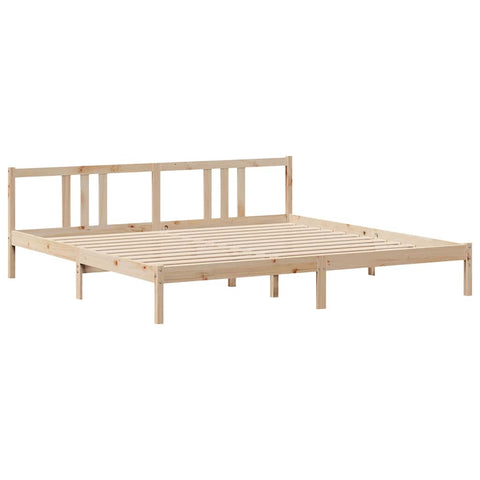 vidaXL Bed Frame with Headboard without Mattress 200x200 cm