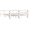 vidaXL Bed Frame with Headboard without Mattress White 200x200 cm