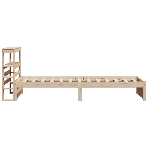 vidaXL Bed Frame with Headboard without Mattress 75x190 cm Small Single